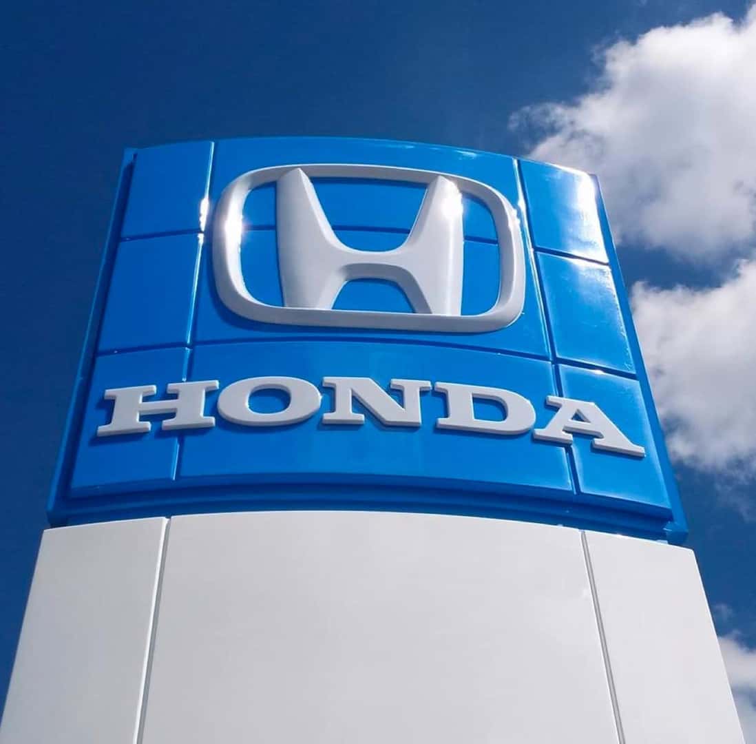 Front of Honda Dealership sign