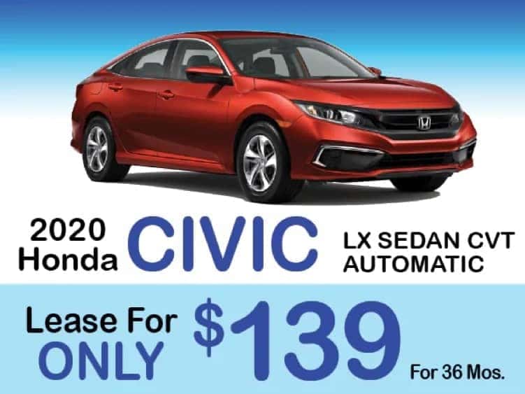 Lease a Honda Civic for 139 per month! Smail Honda