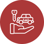 key car hand icon
