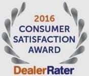 2016 Consumer Satisfaction Award