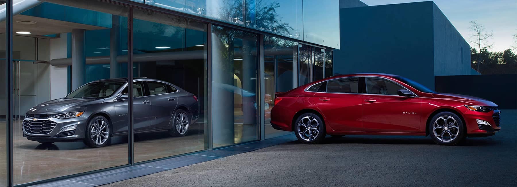 2019 Malibu Midsize Car Exterior Photo Side Profile and Front View