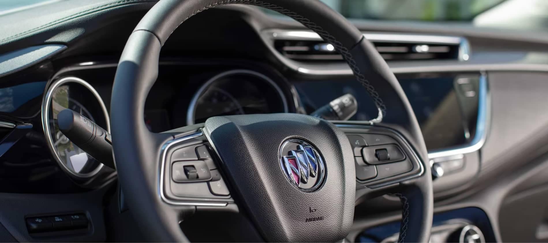 Interior of a Buick vehicle