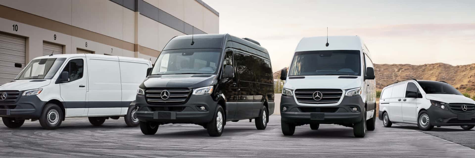 Sprinter Van line up.
