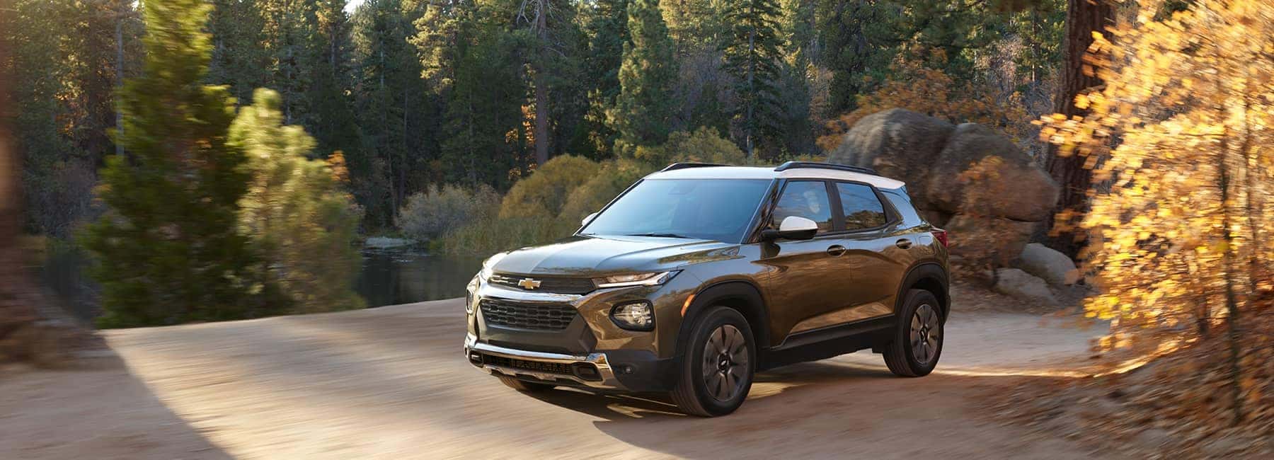 2021 Chevrolet Trailblazer on a Dirt Rd