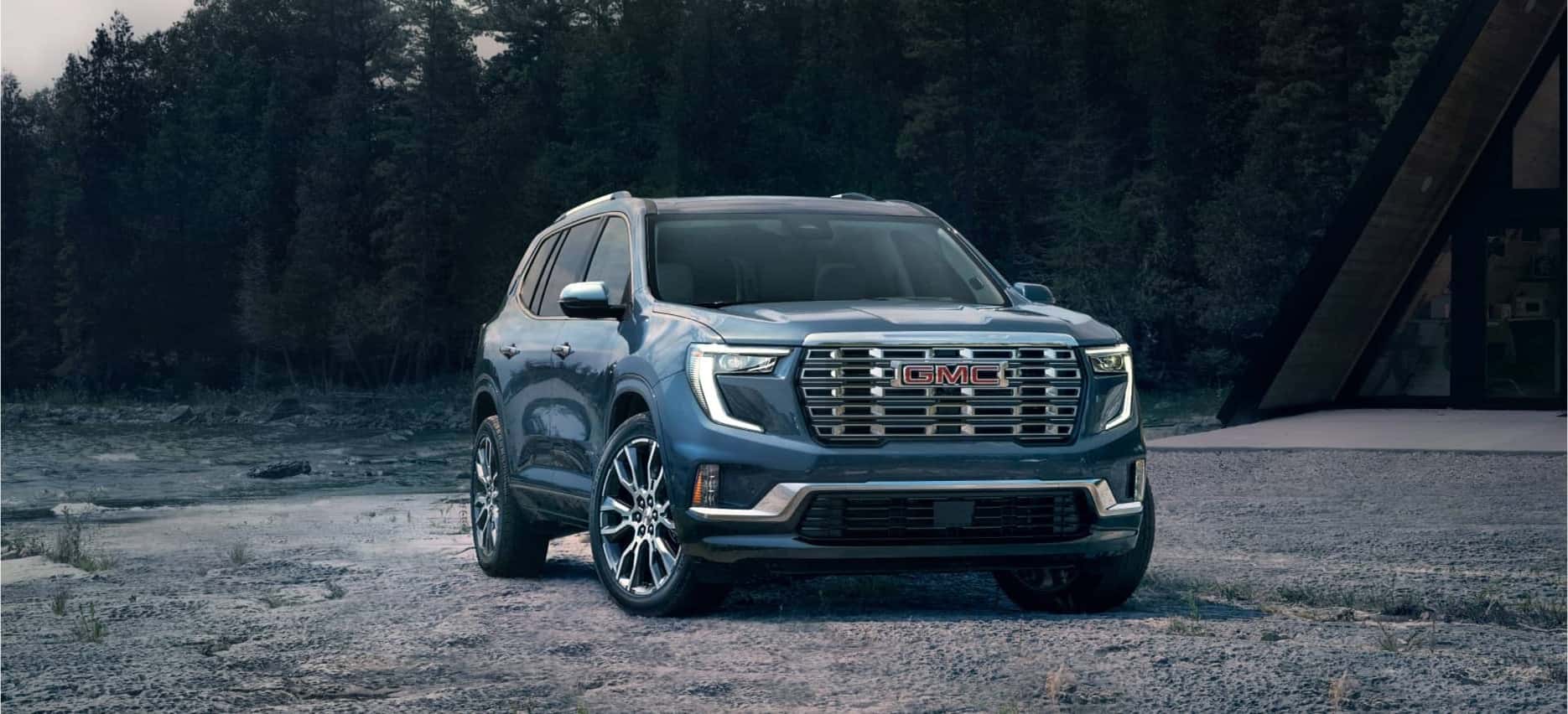 An exterior shot of a parked Buick GMC vehicle.