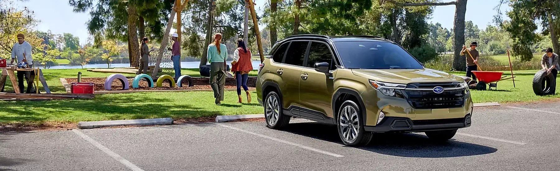 2025 Forester parked at a park