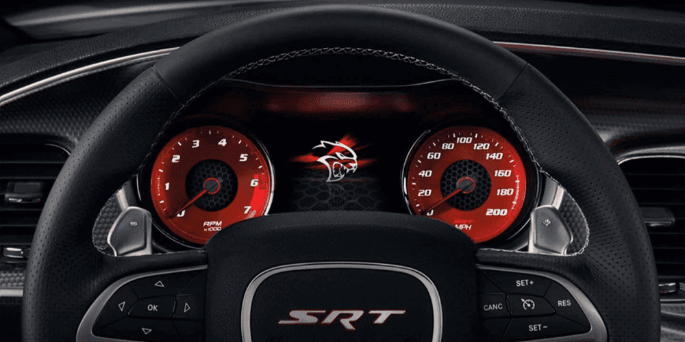 Charger SRT steering wheel