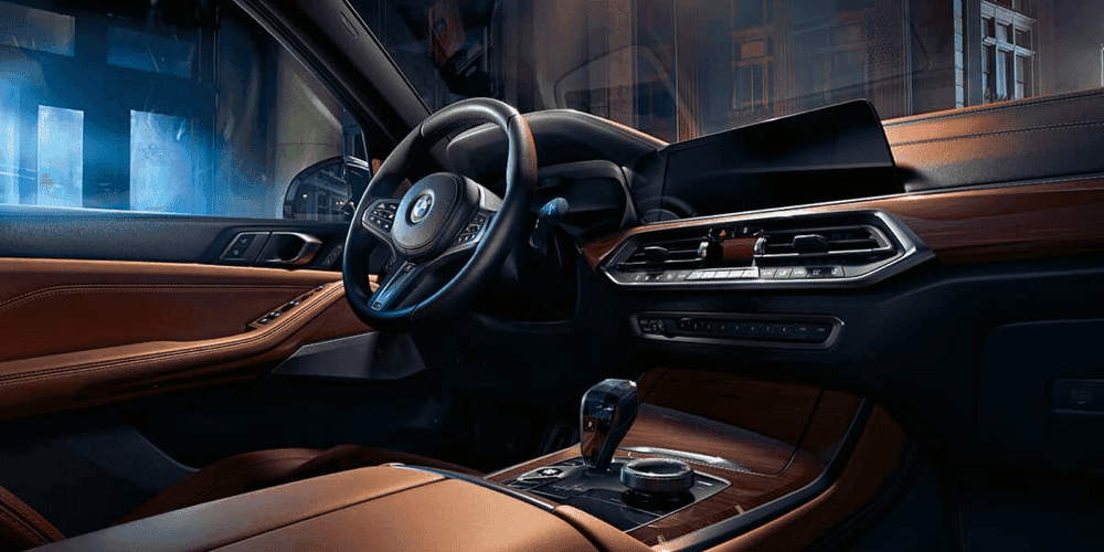 interior of BMW