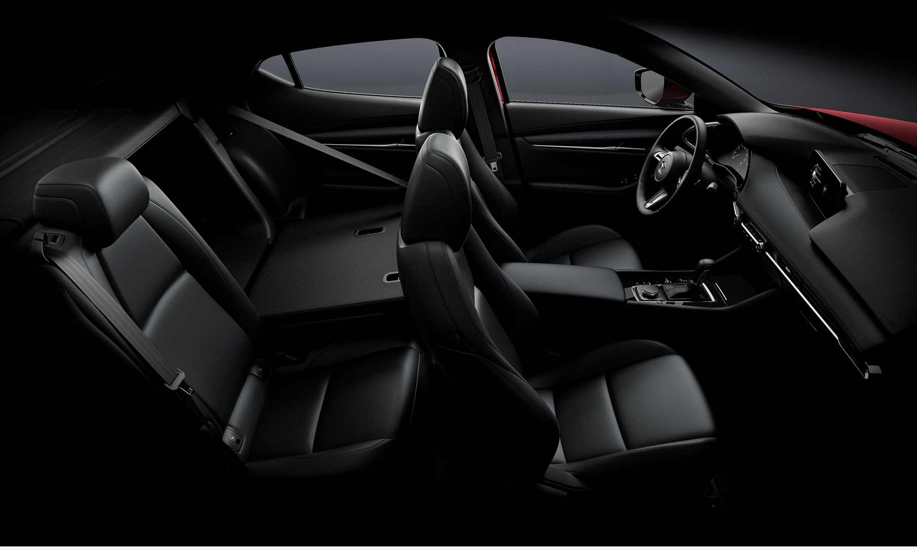 interior view of Mazda3 Hatcback
