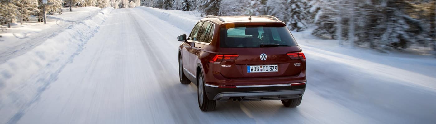 VW SUV in Snow
