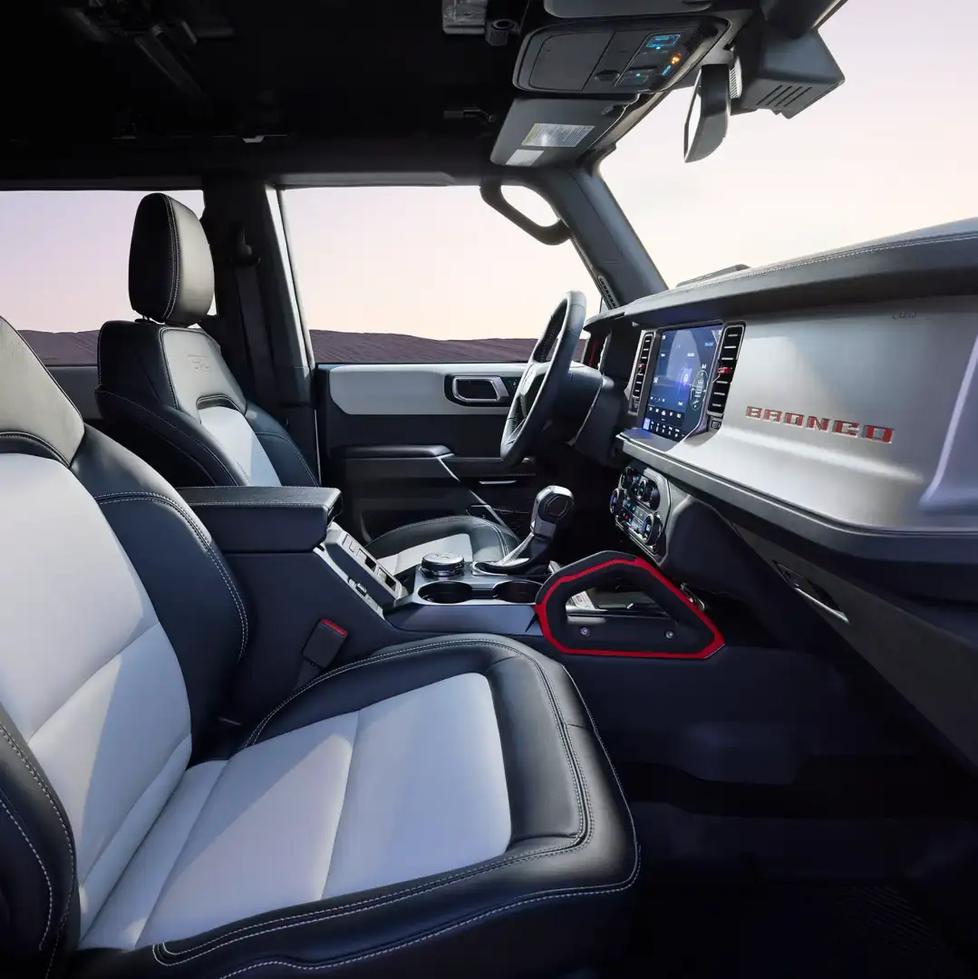 2026 Ford Bronco Interior Front Seat Cabin and Dash