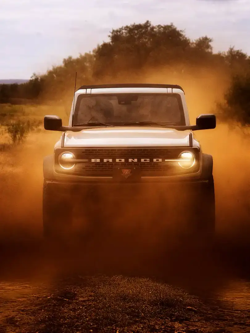 2026 Ford Bronco morahan visual in the dirt