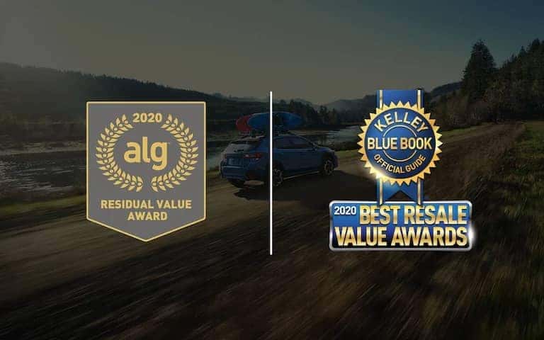 Badge for Kelley Blue Book Best Resale Value award.