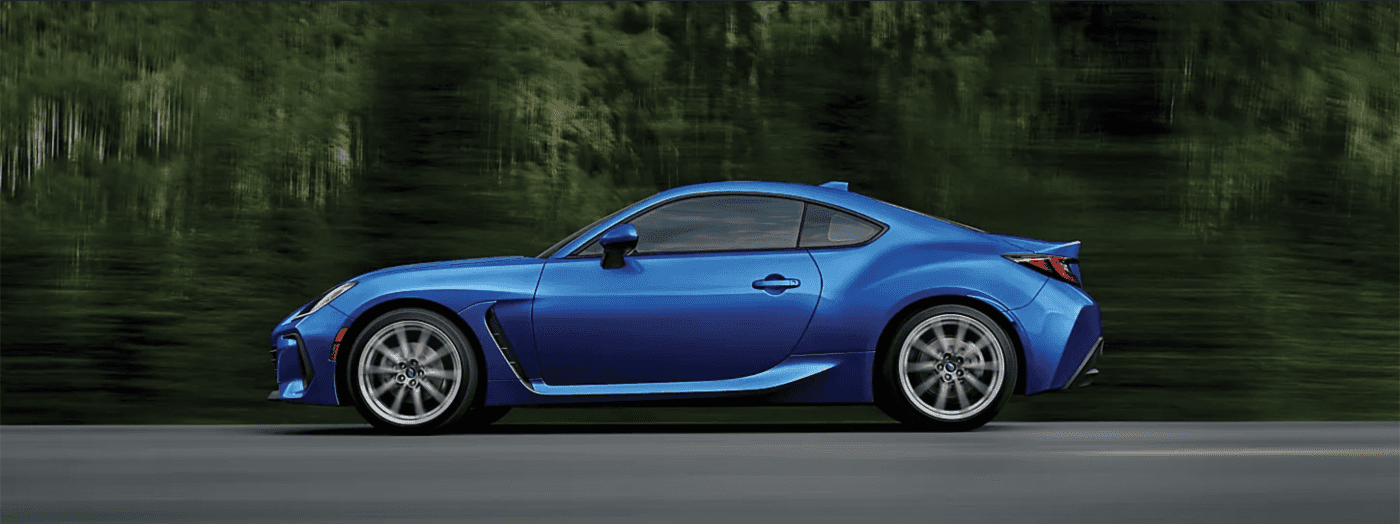 Subaru-BRZ-driving-through-the-woods