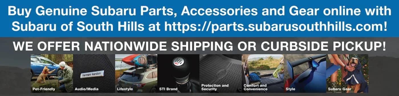 Buy Genuine Subaru Parts Accessories and Gear