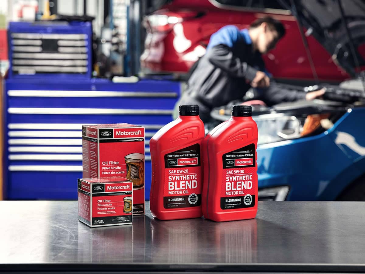 Sunset Ford engine oil service