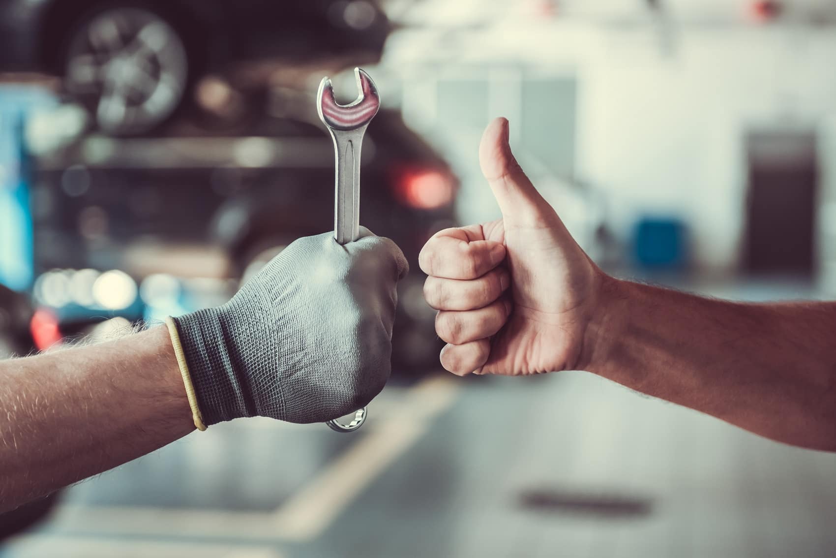 Technician Giving a Thumbs Up