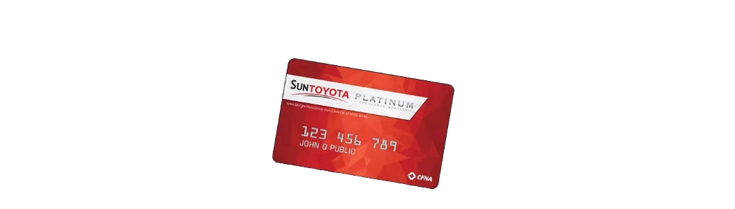 Sun Toyota Platinum Preferred Credit Card