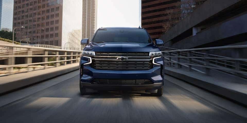 2023 Tahoe on highway