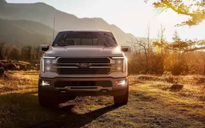 Ford F-150 parked in the desert