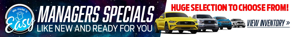 Manager's Specials at Tallahassee Ford