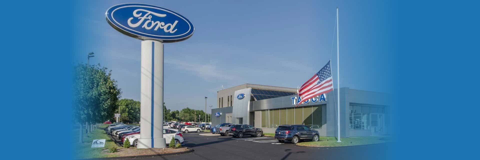 Tasca Ford Berlin exterior view of the dealership