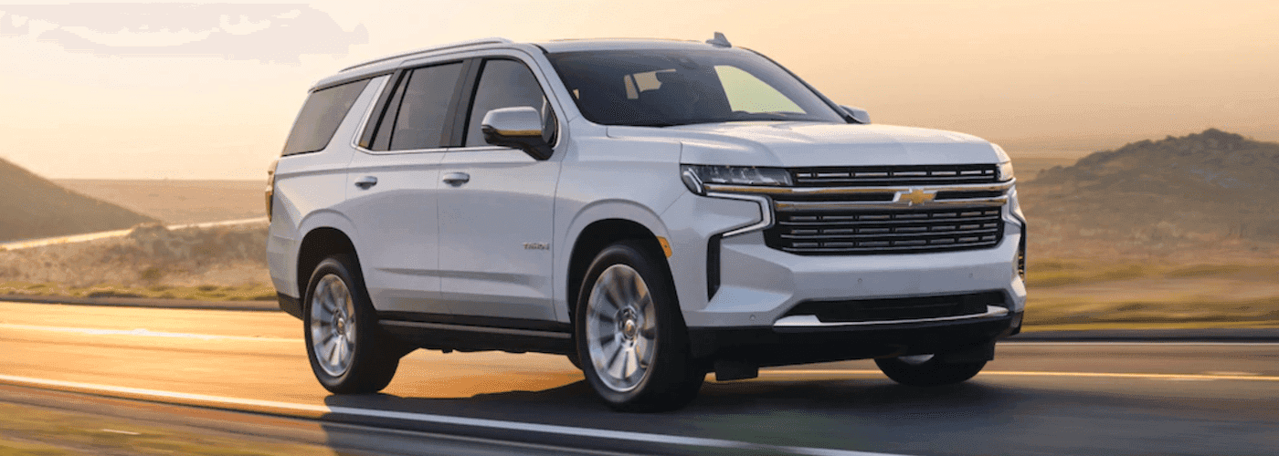 Chevy vehicle on the road