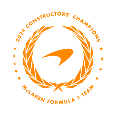 2024 Constructors Champions McLaren Formula 1 Team logo