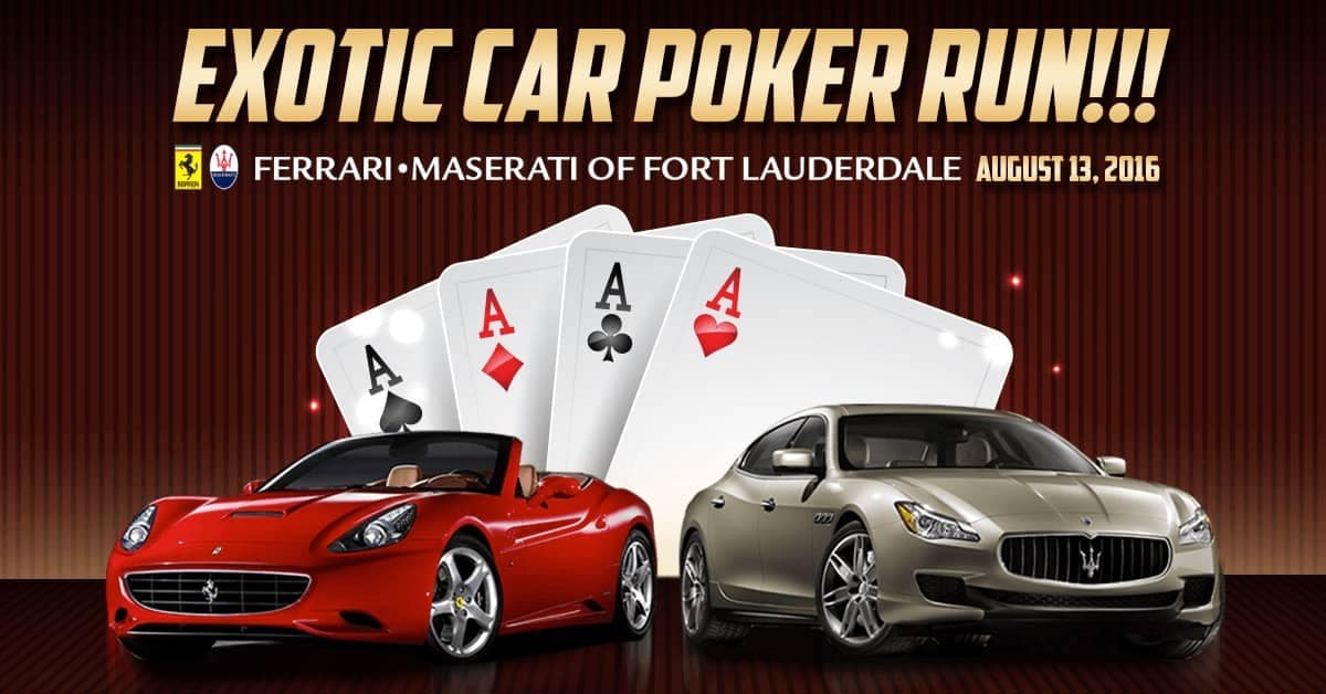 4th Annual Exotic Car Poker Run