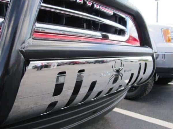 ToddWenzel-Customs- Black Widow Grill on a GMC Truck