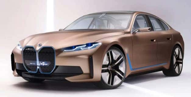 Copper Gold BMW i4