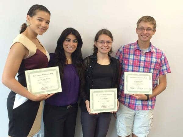 Tom Cosenzi Scholarship Fund - 2015 Winners
