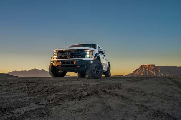 Ford Vehicle on a hill