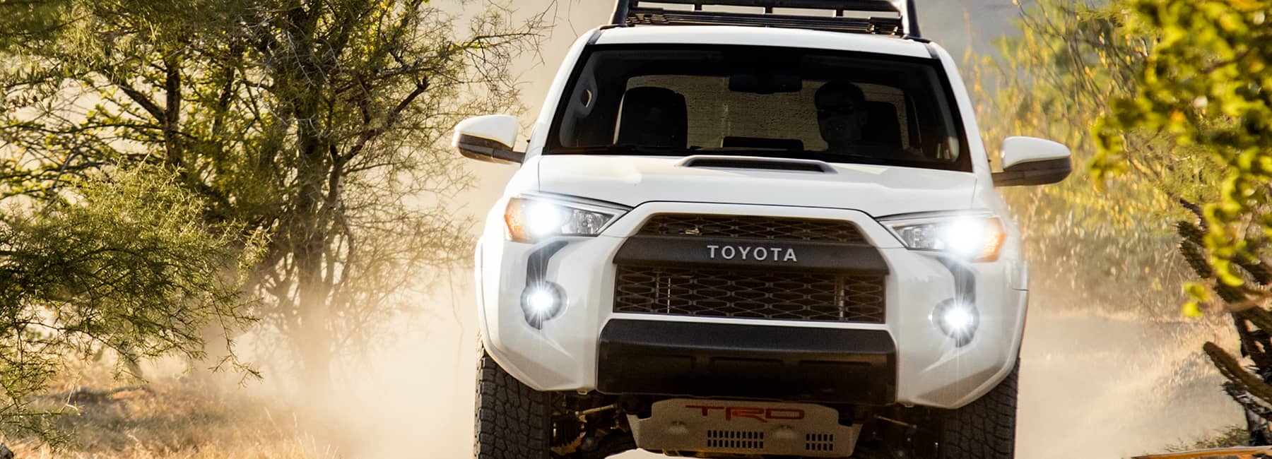 2023 Toyota 4Runner driving down dirt road