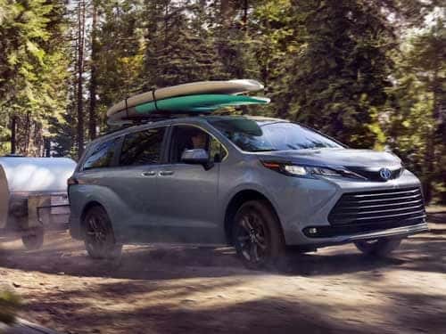 2024 Toyota Sienna towing camping gear
