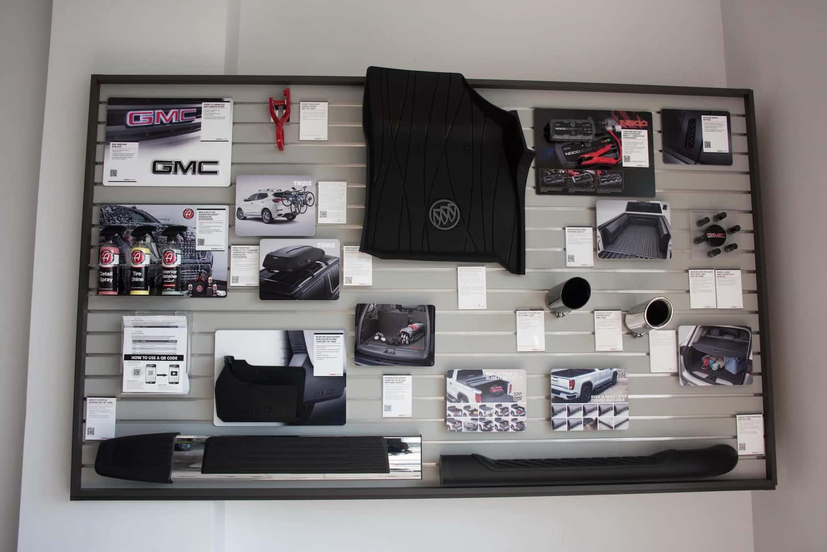 Car accessories available