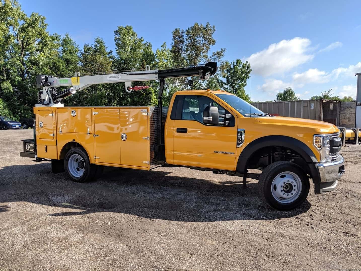 F-550 crane body upfit
