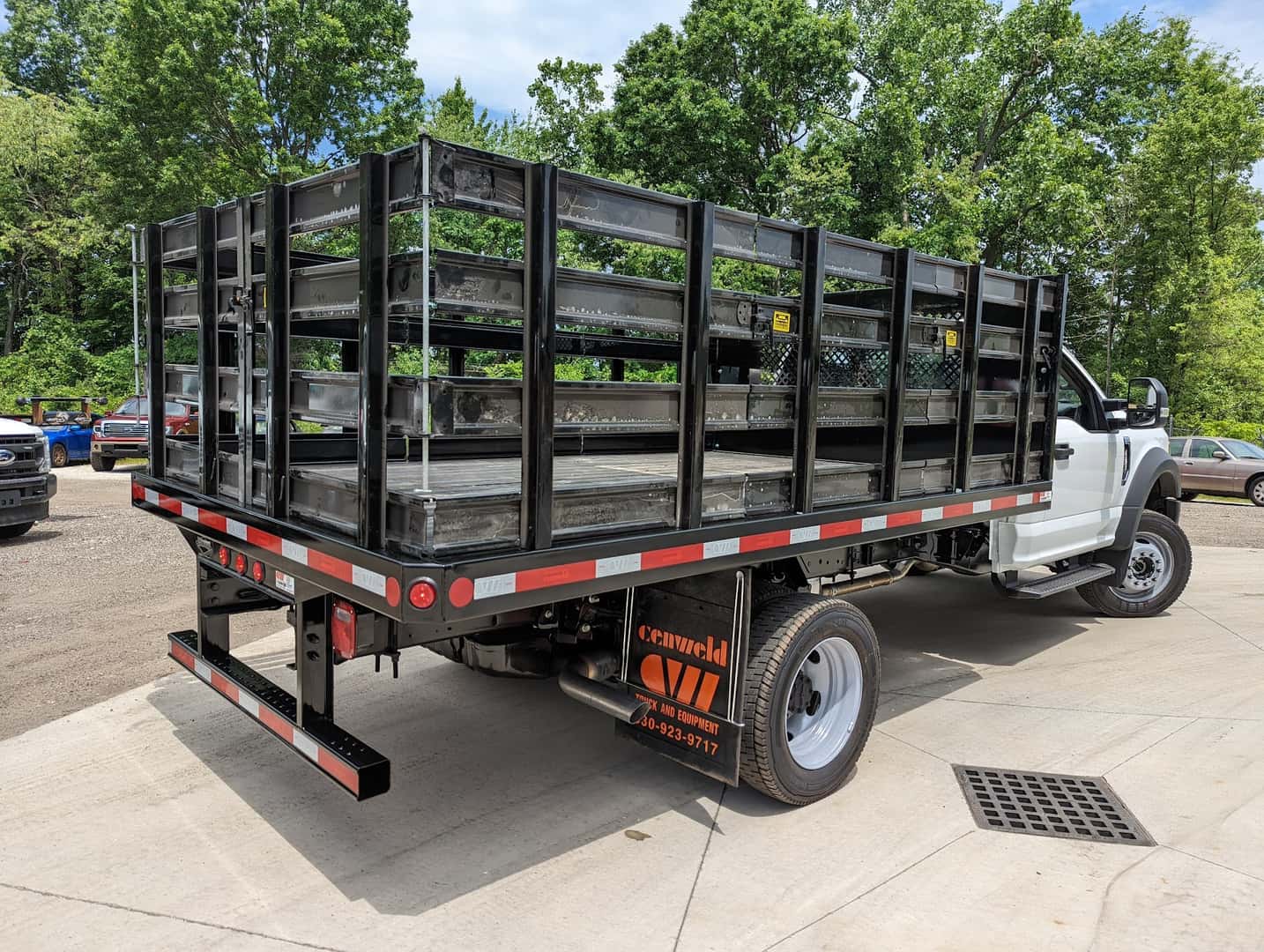 F-550 stake body upfit
