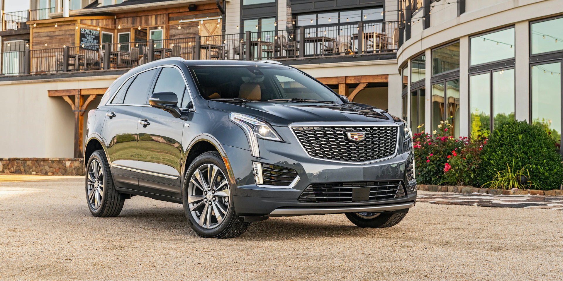 2020 Cadillac XT5 parked on gravel driveway