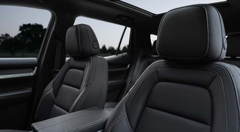 Black interior in a 2025 GMC Terrain