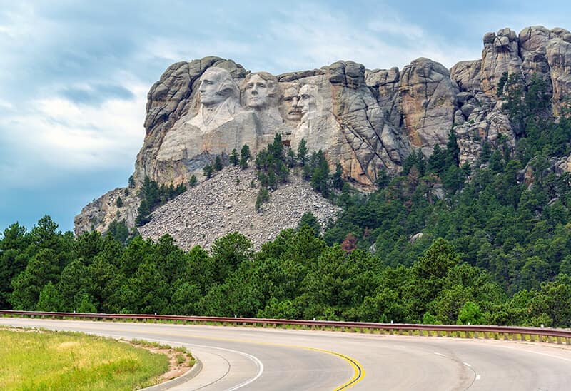South Dakota Road Trips Mount Rushmore Image