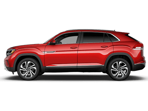volkswagen atlas cross sport side view
