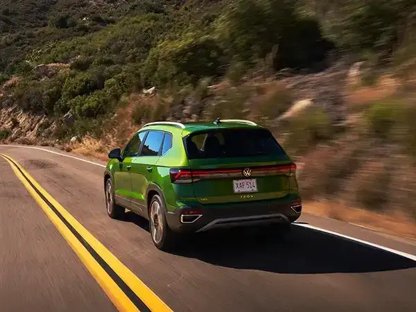 2025 volkswagen taos exterior countryside
