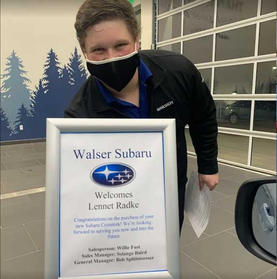 Lennet Radke's Google customer testimonial for Walser Subaru near Lakeville, MN. Her Subaru preorder experience was fast and easy thanks to the team of Subaru experts at Walser Subaru.