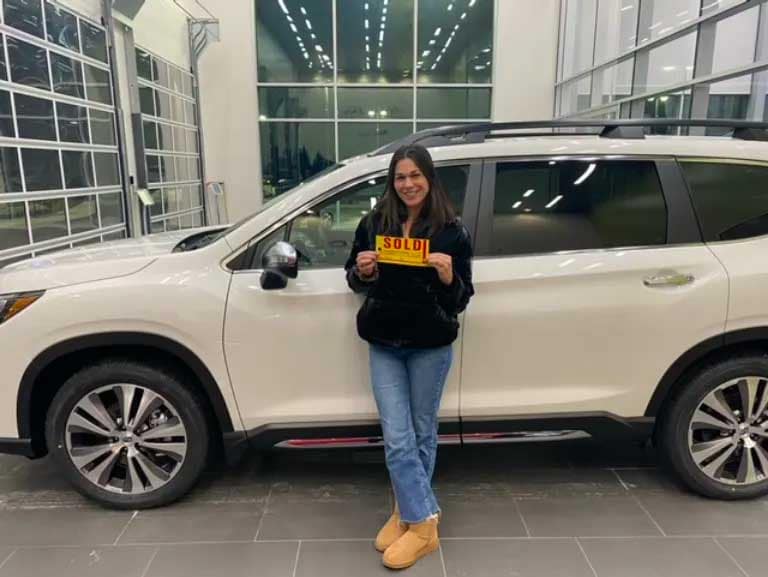Molly Doyle's Subaru Preorder experience was a 5 star Google rating. Her 2023 Subaru Ascent was preordered with Walser Subaru in Burnsville, MN.