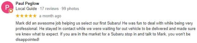 Paul Peglow Reserve Your Subaru by Preordering with Walser Subaru St. Paul near White Bear Lake, MN