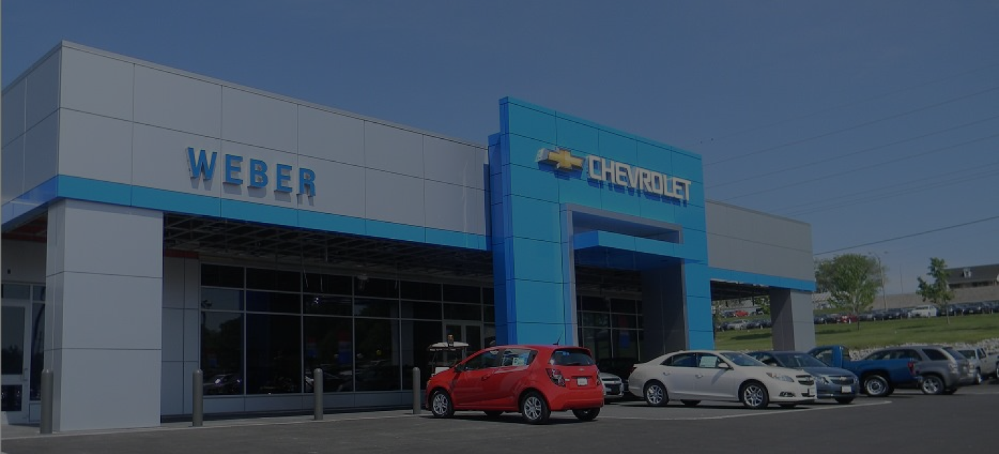 An exterior shot of a Chevrolet dealership.