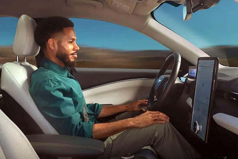 Man In Driver Seat