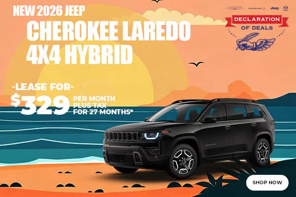 New 2026 Jeep CHEROKEE LAREDO 4X4 HYBRID
