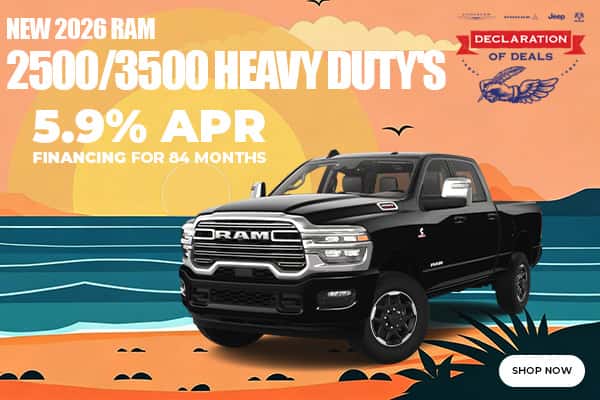 New 2026 RAM 2500/3500 Heavy Duty's